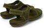Camper Right mesh slingback sandals Green - Thumbnail 3