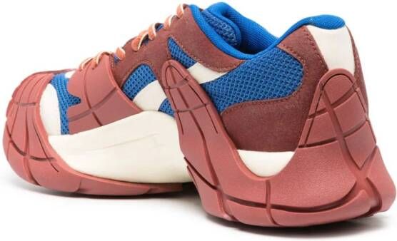 CamperLab Tormenta panelled mesh sneakers Red