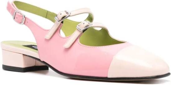 Carel Paris Abricot 20mm leather pumps Pink