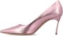 Casadei Flash Goldust metallic-effect pumps Pink - Thumbnail 3