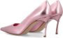 Casadei Flash Goldust metallic-effect pumps Pink - Thumbnail 4