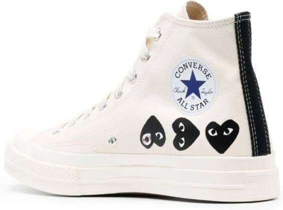 Comme Des Garçons Play x Converse Chuck 70 high-top sneakers Neutrals