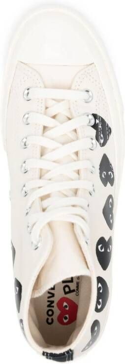 Comme Des Garçons Play x Converse Chuck 70 high-top sneakers Neutrals