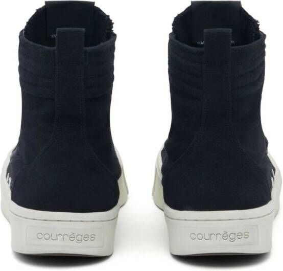 Courrèges Canvas 01 high-top sneakers Black