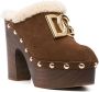 Dolce & Gabbana 130mm suede platform clogs Brown - Thumbnail 2