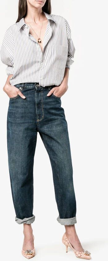 Dolce & Gabbana Rainbow Lace 60mm brooch-detail pumps Neutrals - Picture 1