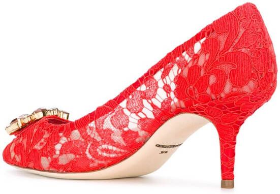 Dolce & Gabbana 70mm Bellucci heeled pumps Red - Picture 2