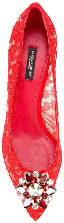 Dolce & Gabbana 70mm Bellucci heeled pumps Red - Picture 3