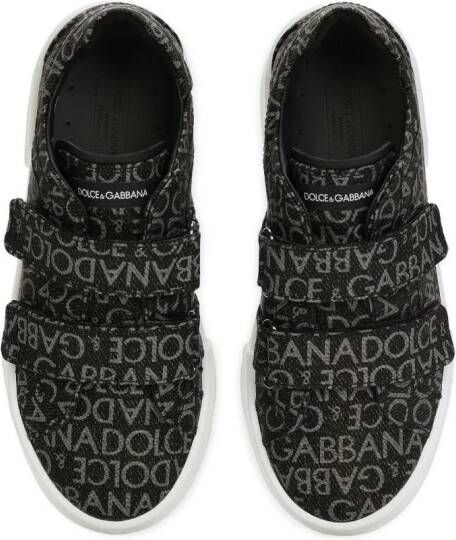 Dolce & Gabbana Kids Portofino low-top sneakers Black