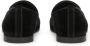 Dolce & Gabbana Kids rhinestone-embellished velvet slippers Black - Thumbnail 2