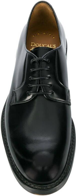 Doucal's leather Derby shoes Black - Picture 2