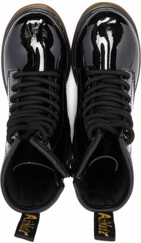 Dr. Martens Kids 1460 patent leather ankle boots Black
