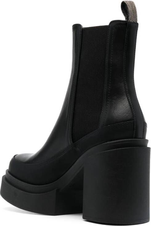Fabiana Filippi flatform combat boots Black
