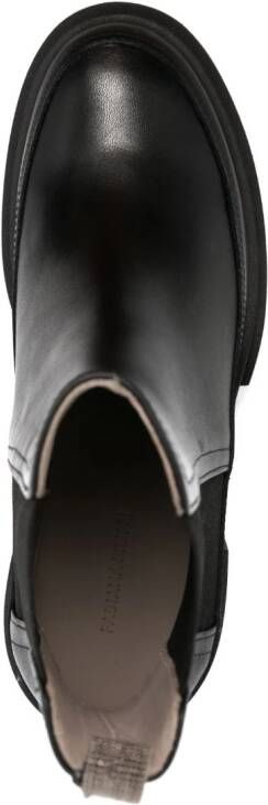 Fabiana Filippi flatform combat boots Black