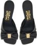 Ferragamo Padded Vara 55mm sandals Black - Thumbnail 3