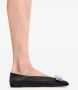 Ferragamo Vara leather ballerina shoes Black - Thumbnail 4