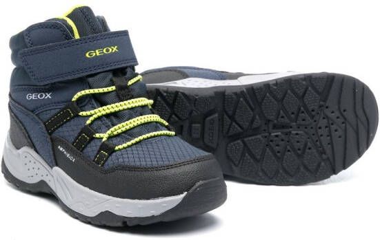 Geox Kids Sentiero ABX touch-strap boots Blue