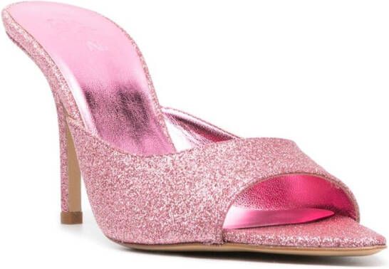 GIABORGHINI x Pernille Teisbaek 100mm Perni sandals Pink