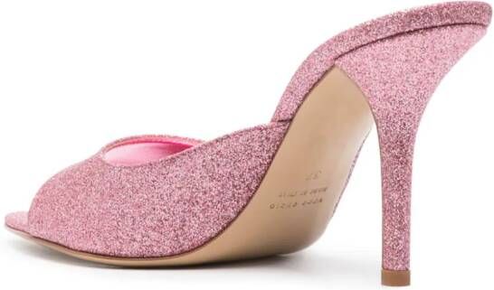 GIABORGHINI x Pernille Teisbaek 100mm Perni sandals Pink