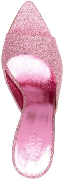 GIABORGHINI x Pernille Teisbaek 100mm Perni sandals Pink