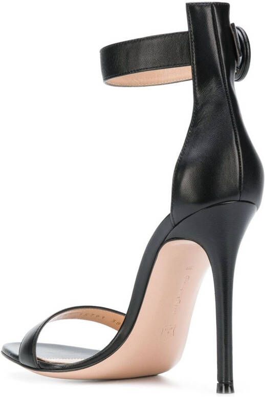Gianvito Rossi Portofino 105mm leather sandals Black - Picture 2