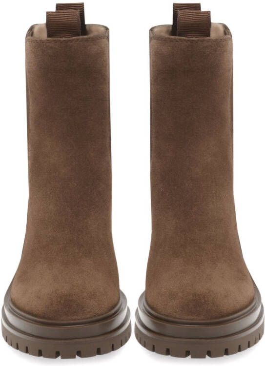 Gianvito Rossi Chester elasticated-panels boots Brown