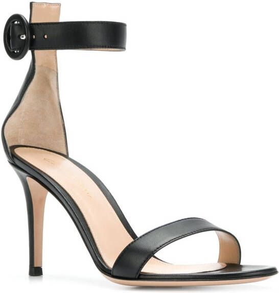 Gianvito Rossi 85mm Portofino sandals Black - Picture 1