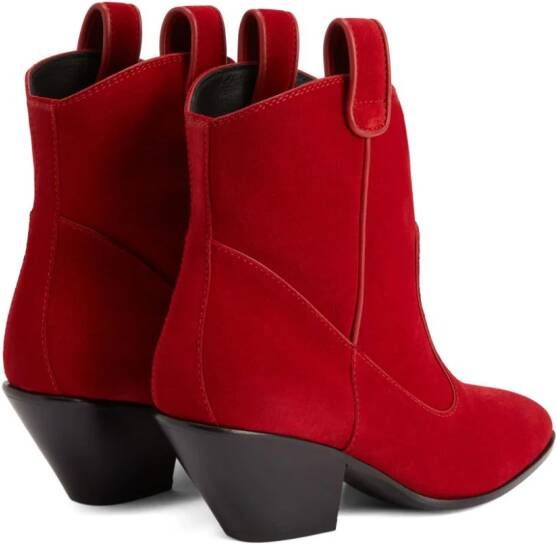 Giuseppe Zanotti 55mm Elna boots Red