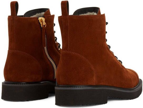 Giuseppe Zanotti Thora lace-up ankle boots Brown