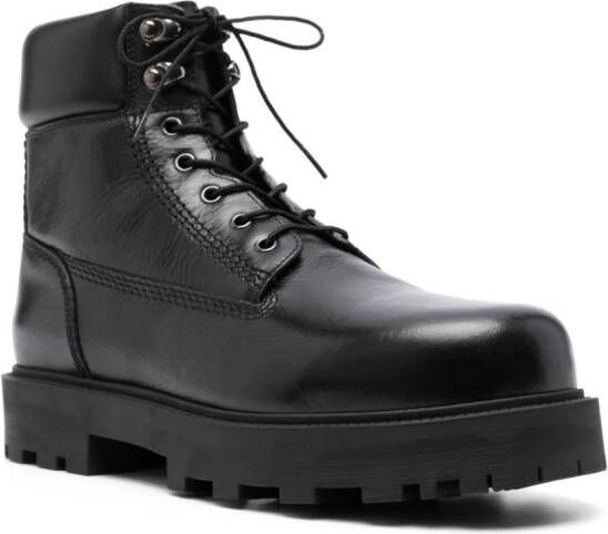Givenchy Show 4G-motif ankle leather boots Black
