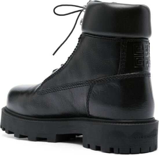 Givenchy Show 4G-motif ankle leather boots Black