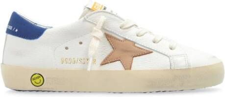 Golden Goose Kids Super-Star Young leather trainers White