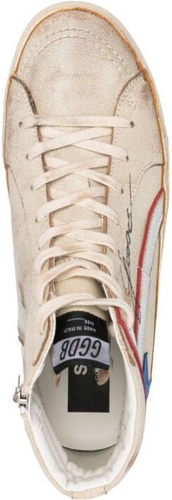 Golden Goose Slide high-top sneakers Neutrals