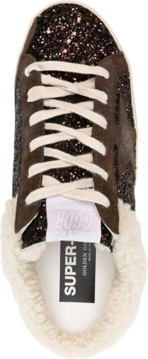Golden Goose Super-Star glitter mules Brown