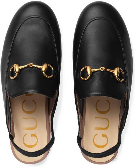 Gucci Kids slingback slippers Black - Picture 1