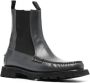 Hereu Alda leather ankle boots Grey - Thumbnail 1