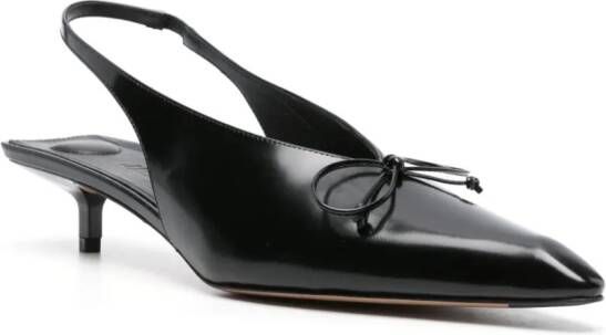 Jacquemus Les Slingbacks Cubisto 40mm pumps Black