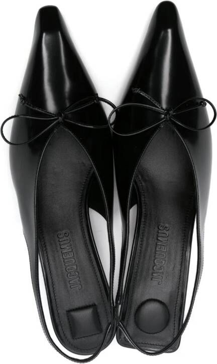 Jacquemus Les Slingbacks Cubisto 40mm pumps Black