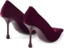 Jimmy Choo Ixia 95mm velvet pumps Purple - Thumbnail 2