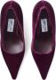 Jimmy Choo Ixia 95mm velvet pumps Purple - Thumbnail 3