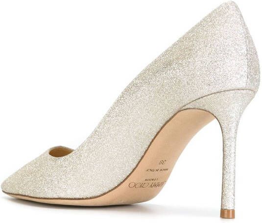 Jimmy Choo 85mm Romy pumps Silver - Picture 2