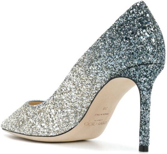Jimmy Choo 85mm Romy pumps Silver - Picture 2