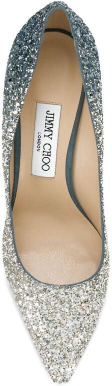 Jimmy Choo 85mm Romy pumps Silver - Picture 3