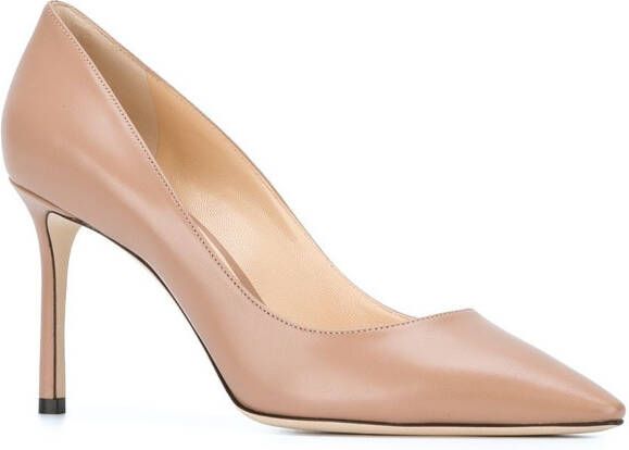 Jimmy Choo 85mm Romy pumps Neutrals - Picture 1