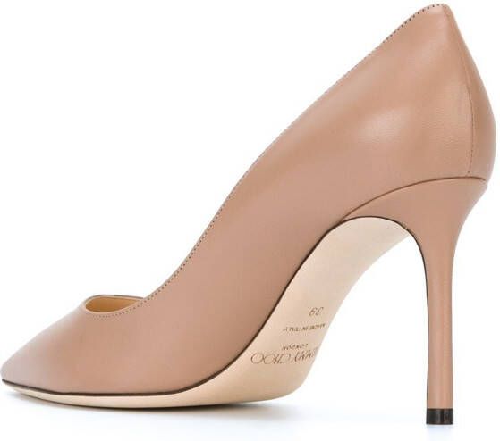 Jimmy Choo 85mm Romy pumps Neutrals - Picture 2