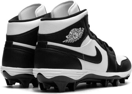 Jordan Air 1 Mid "Panda" cleats Black