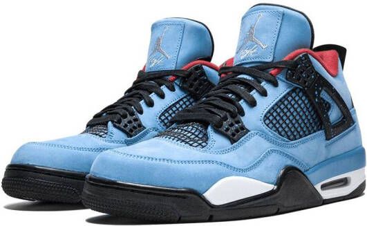 Jordan x Travis Scott Air 4 Retro "Cactus Jack" sneakers Blue - Picture 1