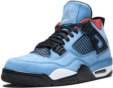 Jordan x Travis Scott Air 4 Retro "Cactus Jack" sneakers Blue - Picture 3
