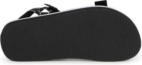 Karl Lagerfeld Kids logo-print open-toe sandals Black