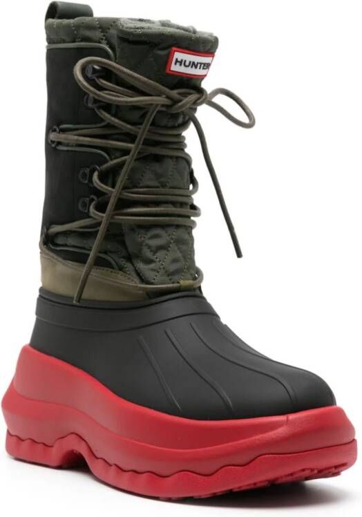 Kenzo x Hunter lace-up ankle boots Black